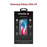 Swissten 3D Full Glue a Samsung Galaxy A52s 5G készülékhez - fekete - Üvegfólia