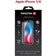 Swissten 3D Full Glue iPhone 7/ 8 készülékhez, fehér - Üvegfólia