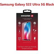Swissten 3D Full Glue pro Samsung S908 Galaxy S22 Ultra 5G černé  - Glass Screen Protector