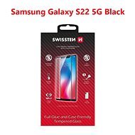Swissten 3D Full Glue pre Samsung S901 Galaxy S22 5G čierne - Ochranné sklo