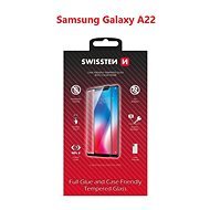 Swissten Full Glue Samsung A225 Galaxy A22 3D üvegfólia - fekete - Üvegfólia