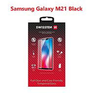 Swissten 3D Full Glue pre Samsung M215 Galaxy M21 čierne - Ochranné sklo