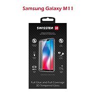 Swissten Full Glue pro Samsung M115 Galaxy M11 3D üvegfólia - fekete - Üvegfólia