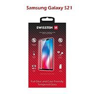 Swissten Case Friendly für Samsung Galaxy S21 - schwarz - Schutzglas