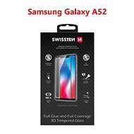 Swissten 3D Full Glue Samsung Galaxy A52 készülékhez - fekete - Üvegfólia