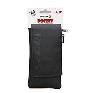 Swissten Pocket 6,8" fekete tok - Mobiltelefon tok