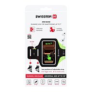 Swissten Armband Case Größe 7.0" Schwarz - Softcase-Handyhülle