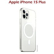 Swissten Clear Jelly MagStick Apple iPhone 15 Plus átlátszó tok - Telefon tok