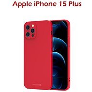 Swissten Soft Joy Apple iPhone 15 Plus piros tok - Telefon tok