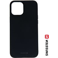 Swissten Soft Joy for Apple iPhone 12 Pro Max Black - Phone Cover