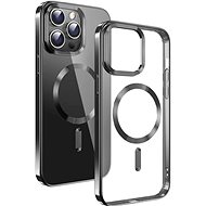 Swissten Clear Jelly MagStick Metallic for Samsung Galaxy S24 Ultra 5G black - Phone Cover