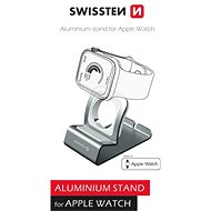 Swissten Aluminium Stand for iWatch, Silver - Mini Stand