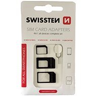 Swissten adaptér na sim 4 v 1 - Adaptér na SIM kartu