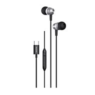 Swissten Metallic USB-C black - Headphones
