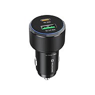 Swissten CL Adapter 2x USB-C PD 50 W black - Car Charger