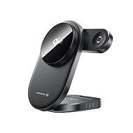 Swissten MagBase Foldable Qi2 3in1 Wireless Charger Black - Wireless Charger