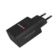 Swissten Power Adapter PD 25W for iPhone and Samsung Black - AC Adapter