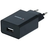 Swissten Smart IC 1 x USB 1A power töltőfej + 1,2m USB to microUSB kábel - fekete - Töltő adapter