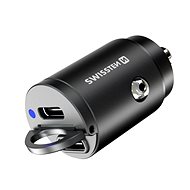 Swissten CL Power Delivery Adapter 2x USB-C 45W Nano Black - Car Charger