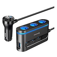 Swissten CL adapter with 3x CL, 2x UCB-C PD and 1x USB-A QA 3.0 output, 108W - 216W - Car Charger