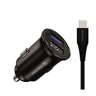 Swissten CL Adapter for Huawei Super Charge 22.5W + Huawei Super Charge Cable 5A 1.2m Black - Car Charger