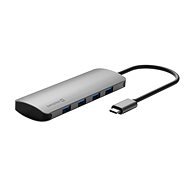 Swissten USB-C HUB 4in1 (4 x USB 3.0) Aluminium - USB Hub