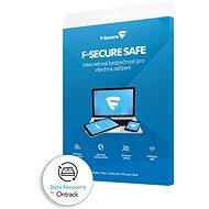 F-Secure SAFE DR for 3 devices per year + Data Recovery for 1 device per 1 year BOX - Antivirus