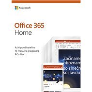 Microsoft Office 365 Home Premium SK (BOX) - Office Software