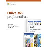 Microsoft Office 365 pre jednotlivcov CZ (BOX) - Kancelársky softvér