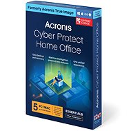 Acronis Cyber Protect Home Office Essentials for 5 PCs for 1 year (Electronic License) - Backup Software