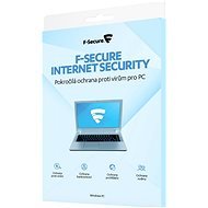 F-Secure INTERNET SECURITY für 3 Geräte pro Jahr (elektronische Lizenz) - Internet Security
