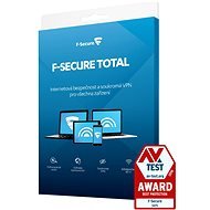 F-Secure TOTAL pro 3 zařízení na 1 rok (elektronická licence) - Internet Security