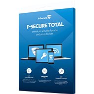 F-Secure TOTAL FAMILY DR for 5 devices per year + Data Recovery for 1 device per year (electronic - Antivirus