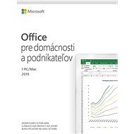 Microsoft Office 2019 Home and Business SK (elektronická licence) - Kancelářský software