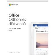 Microsoft Office 2019 Otthoni és diákverzió  (elektronikus licenc) - Irodai szoftver