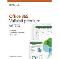 Microsoft Office 365 Vállalati prémium verzió (elektronikus licenc) - Irodai szoftver