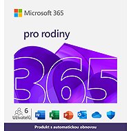 Microsoft 365 for families for 12 months (with automatic renewal) - Office Software