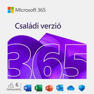 Microsoft 365 Családi verzió (elektronikus licenc) - Irodai szoftver