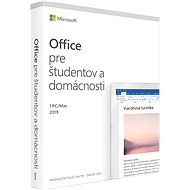 Microsoft Office 2019 Home and Student SK (BOX) - Office Software