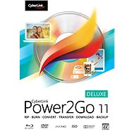 Cyberlink Power2GO Deluxe 11 (Electronic License) - Burning Software