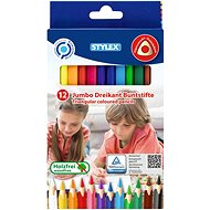 STYLEX Crayons 12 colours - Coloured Pencils