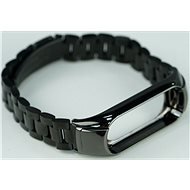 SXT Mi Band 3 Metal Bracelet (Type 1) Black - Watch Strap