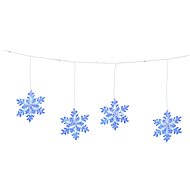 LED Christmas curtain Snowflakes 3×3m, cold white, 120×LED - Light Chain