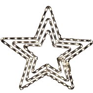 3×LED christmas star for window 21W, cold white - Christmas Lights