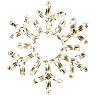 LED vánoční sněhová vločka do okna 96×LED, 16W, teplá bílá - Vánoční osvětlení