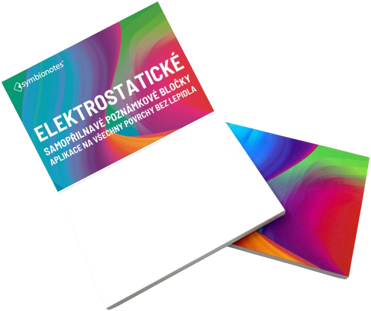SYMBIO Electrostatic pads Symbionotes 70x100 mm white (100pcs) - Memo Pad