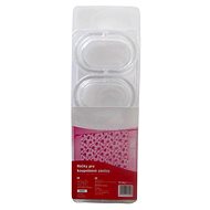 DuraHome Plastic hooks for shower curtains transparent, 12 pcs - Rings