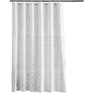 DuraHome Bathroom curtain 180 × 200 cm Peva - HW1522, Silver - Shower Curtain