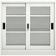 Wardrobe with sliding doors light grey 335955 - Wardrobe