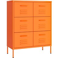 Zásuvková skříň oranžová 336147 - Skříň